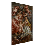 The Union of England and Scotland (Charles I as the Prince of Wales) – Artwork by Peter Paul Rubens | Wall art Print - Canvas - 60x90 cm / 24x36″ - 