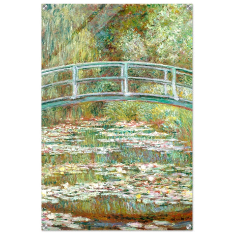 The Water Lily Pond by Claude Monet | Vintage wall art print - Acrylic Print - 60x90 cm / 24x36″ - 