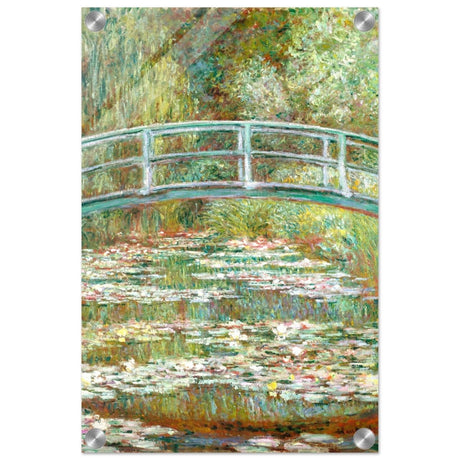 The Water Lily Pond by Claude Monet | Vintage wall art print - Acrylic Print - 30x45 cm / 12x18″ - 