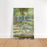 The Water Lily Pond by Claude Monet | Vintage wall art print - Brushed Aluminum Print - 60x90 cm / 24x36″ - 