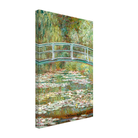 The Water Lily Pond by Claude Monet | Vintage wall art print - Canvas - 30x45 cm / 12x18″ - 