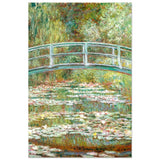 The Water Lily Pond by Claude Monet | Vintage wall art print - Aluminum Print - 40x60 cm / 16x24″ - 