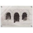 The West Side of the Cloister of St Georges de Boscherville by John Sell Cotman wall Art Print - Acrylic Print - 30x45 cm / 12x18″ - 
