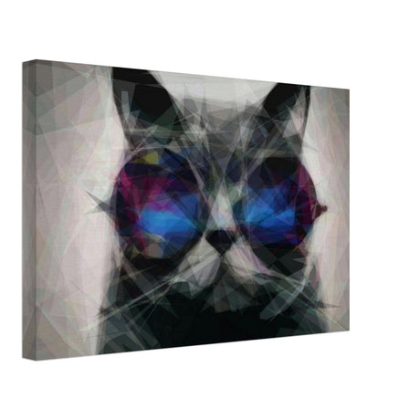 The Wise Whisker | Animal Kingdom | Modern Art Wall art print - Canvas - 30x45 cm / 12x18″ - 