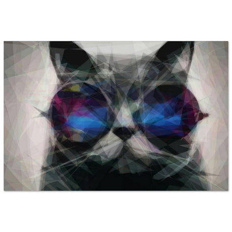 The Wise Whisker | Animal Kingdom | Modern Art Wall art print - Aluminum Print - 30x45 cm / 12x18″ - 