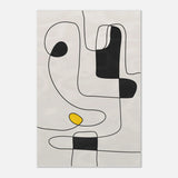 Thread of Thought | Minimalist Abstract Line Art Wall art Print - Aluminum Print - 30x45 cm / 12x18″ - 