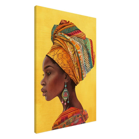 Threads of Culture | Contemporary Portrait Art | wall art print | Eclectic Expressions - Canvas - 30x45 cm / 12x18″ - 