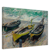 Three Fishing Boats (1886) – Claude Monet Wall Art Print - Canvas - 50x75 cm / 20x30″ - 