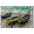 Three Fishing Boats (1886) – Claude Monet Wall Art Print - Acrylic Print - 20x30 cm / 8x12″ - 