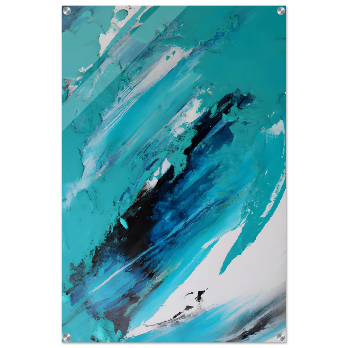 Tides of Serenity | Contemporary Abstract seascape Wall art print - Acrylic Print - 60x90 cm / 24x36″ - 