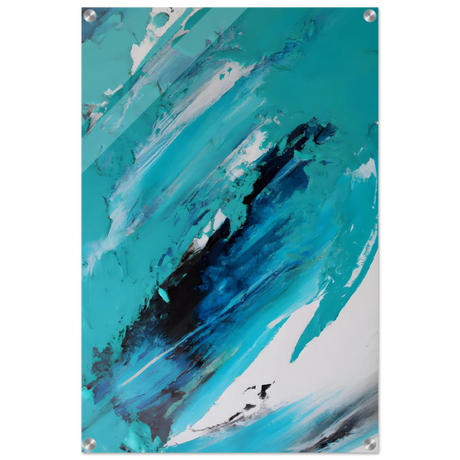 Tides of Serenity | Contemporary Abstract seascape Wall art print - Acrylic Print - 50x75 cm / 20x30″ - 