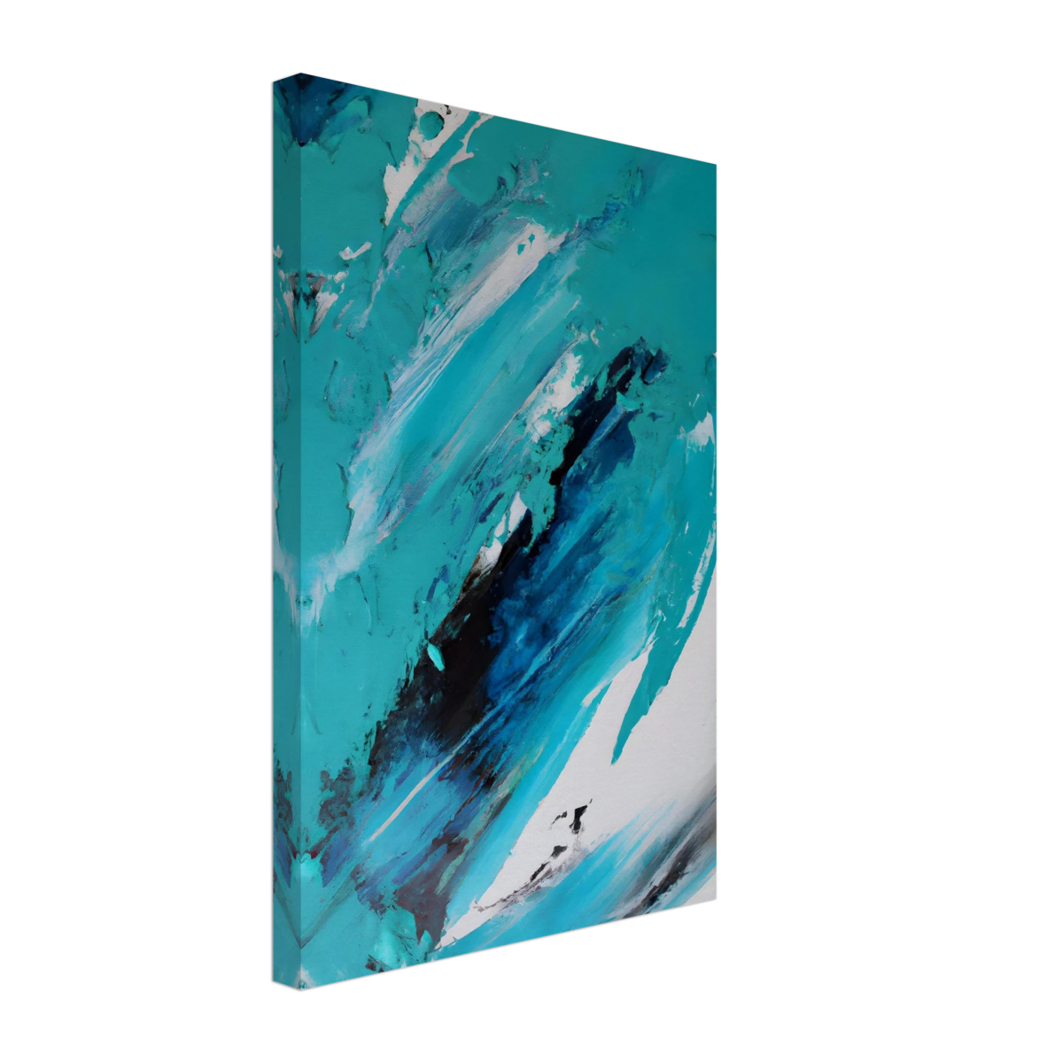 Tides of Serenity | Contemporary Abstract seascape Wall art print - Canvas - 30x45 cm / 12x18″ - 
