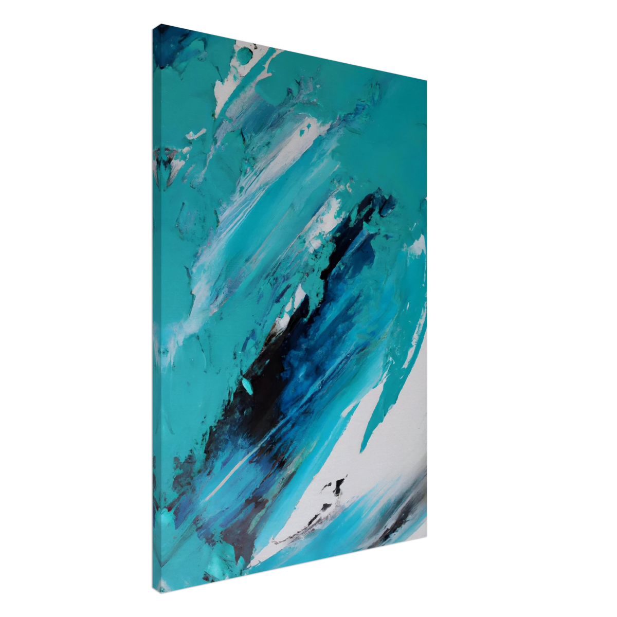 Tides of Serenity | Contemporary Abstract seascape Wall art print - Canvas - 60x90 cm / 24x36″ - 
