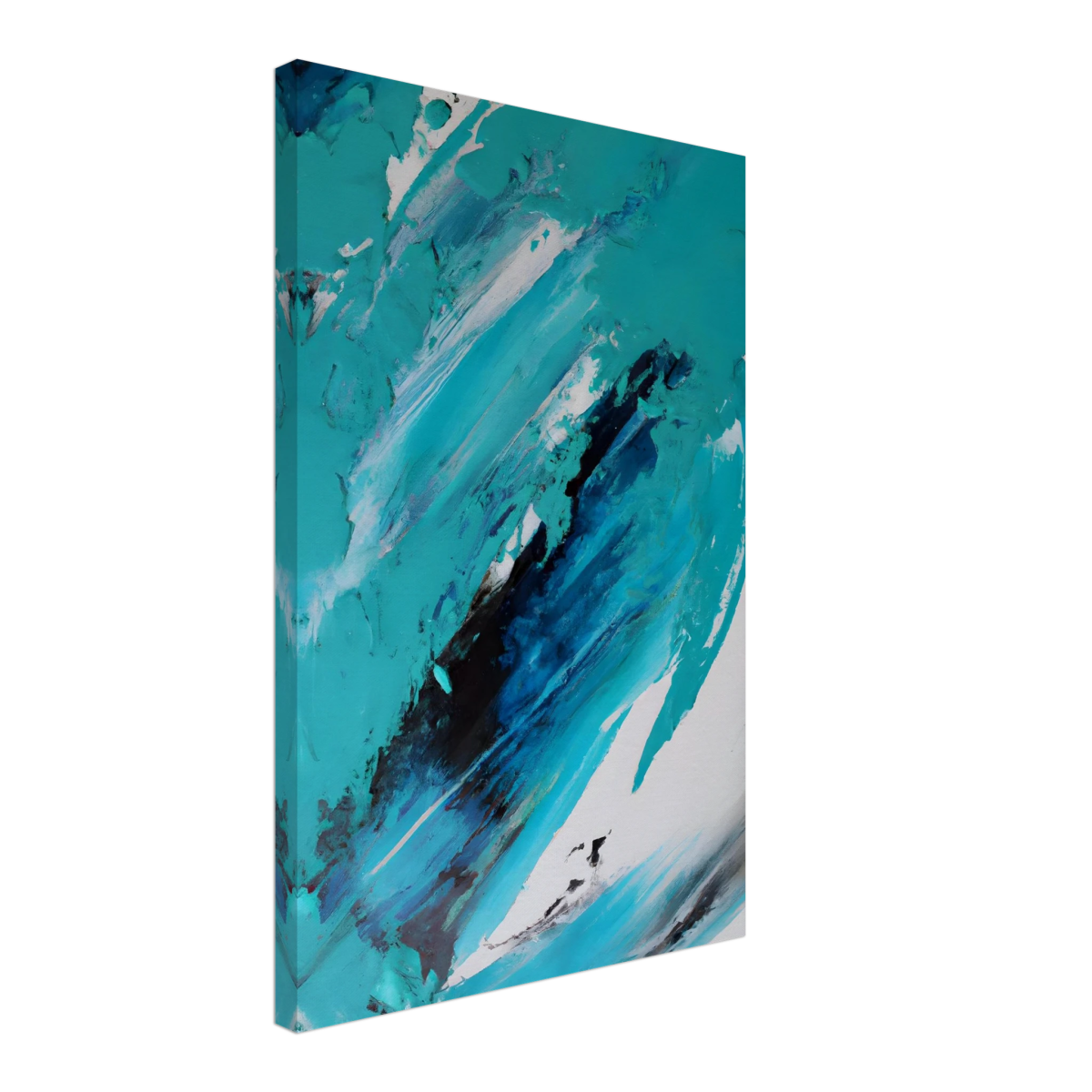 Tides of Serenity | Contemporary Abstract seascape Wall art print - Canvas - 40x60 cm / 16x24″ - 