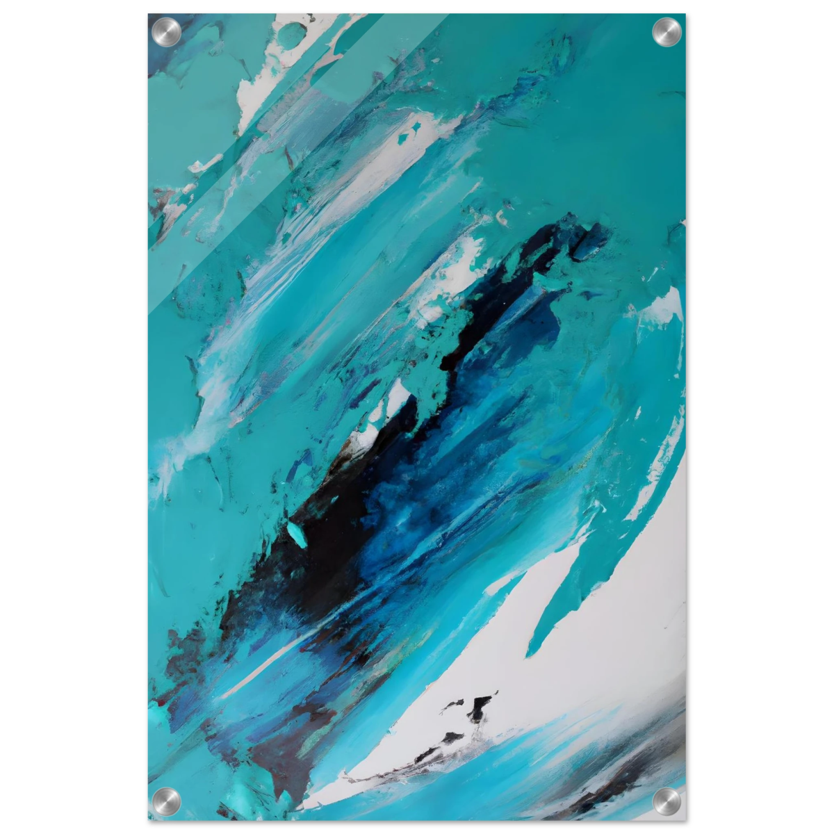 Tides of Serenity | Contemporary Abstract seascape Wall art print - Acrylic Print - 40x60 cm / 16x24″ - 