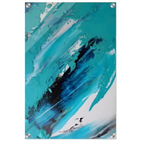 Tides of Serenity | Contemporary Abstract seascape Wall art print - Acrylic Print - 40x60 cm / 16x24″ - 
