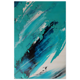 Tides of Serenity | Contemporary Abstract seascape Wall art print - Wood Prints - 50x75 cm / 20x30″ - 