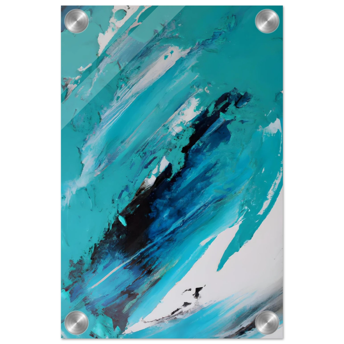 Tides of Serenity | Contemporary Abstract seascape Wall art print - Acrylic Print - 20x30 cm / 8x12″ - 