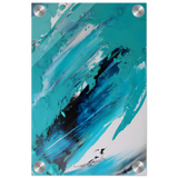 Tides of Serenity | Contemporary Abstract seascape Wall art print - Acrylic Print - 20x30 cm / 8x12″ - 