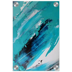 Tides of Serenity | Contemporary Abstract seascape Wall art print - Acrylic Print - 20x30 cm / 8x12″ - 