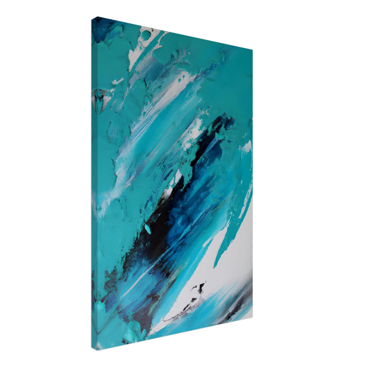Tides of Serenity | Contemporary Abstract seascape Wall art print - Canvas - 50x75 cm / 20x30″ - 