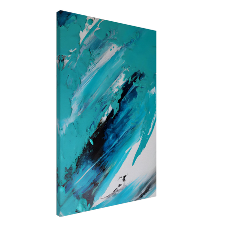 Tides of Serenity | Contemporary Abstract seascape Wall art print - Canvas - 50x75 cm / 20x30″ - 