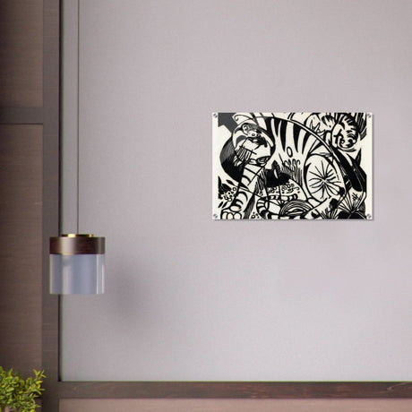 Tiger by Franz Marc - Acrylic Print - 50x75 cm / 20x30″ - 