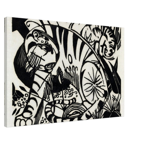 Tiger by Franz Marc - Canvas - 60x90 cm / 24x36″ - Slim