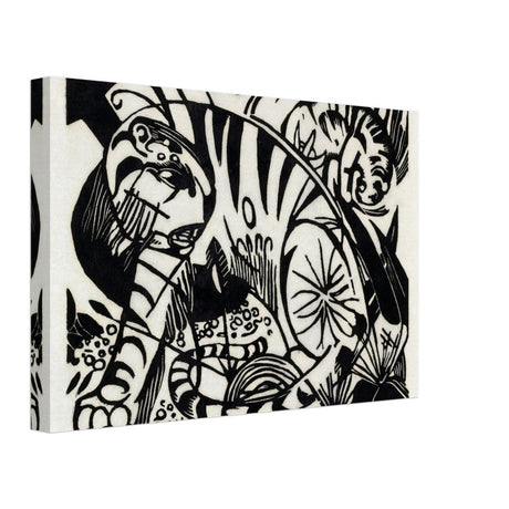 Tiger by Franz Marc - Canvas - 30x45 cm / 12x18″ - Thick
