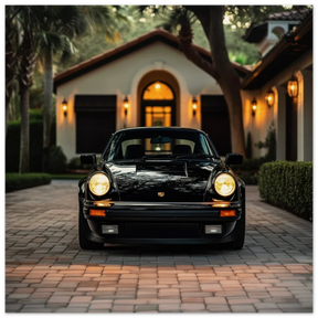 Timeless Elegance – The Classic Porsche Wall Art Print - Wood Prints - 40x40 cm / 16x16″ - 