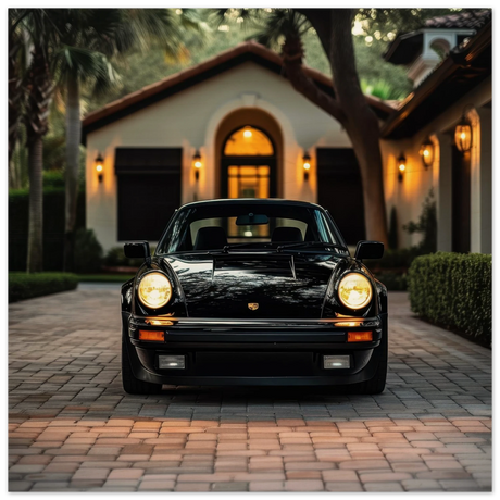 Timeless Elegance – The Classic Porsche Wall Art Print - Wood Prints - 20x20 cm / 8x8″ - 
