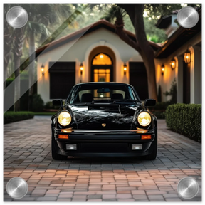 Timeless Elegance – The Classic Porsche Wall Art Print - Acrylic Print - 20x20 cm / 8x8″ - 