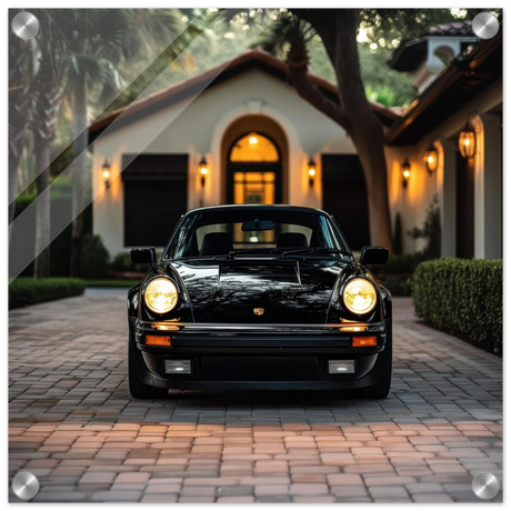 Timeless Elegance – The Classic Porsche Wall Art Print - Acrylic Print - 40x40 cm / 16x16″ - 