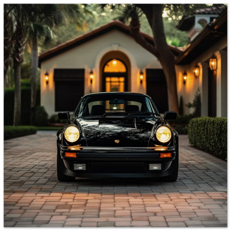 Timeless Elegance – The Classic Porsche Wall Art Print - Wood Prints - 30x30 cm / 12x12″ - 