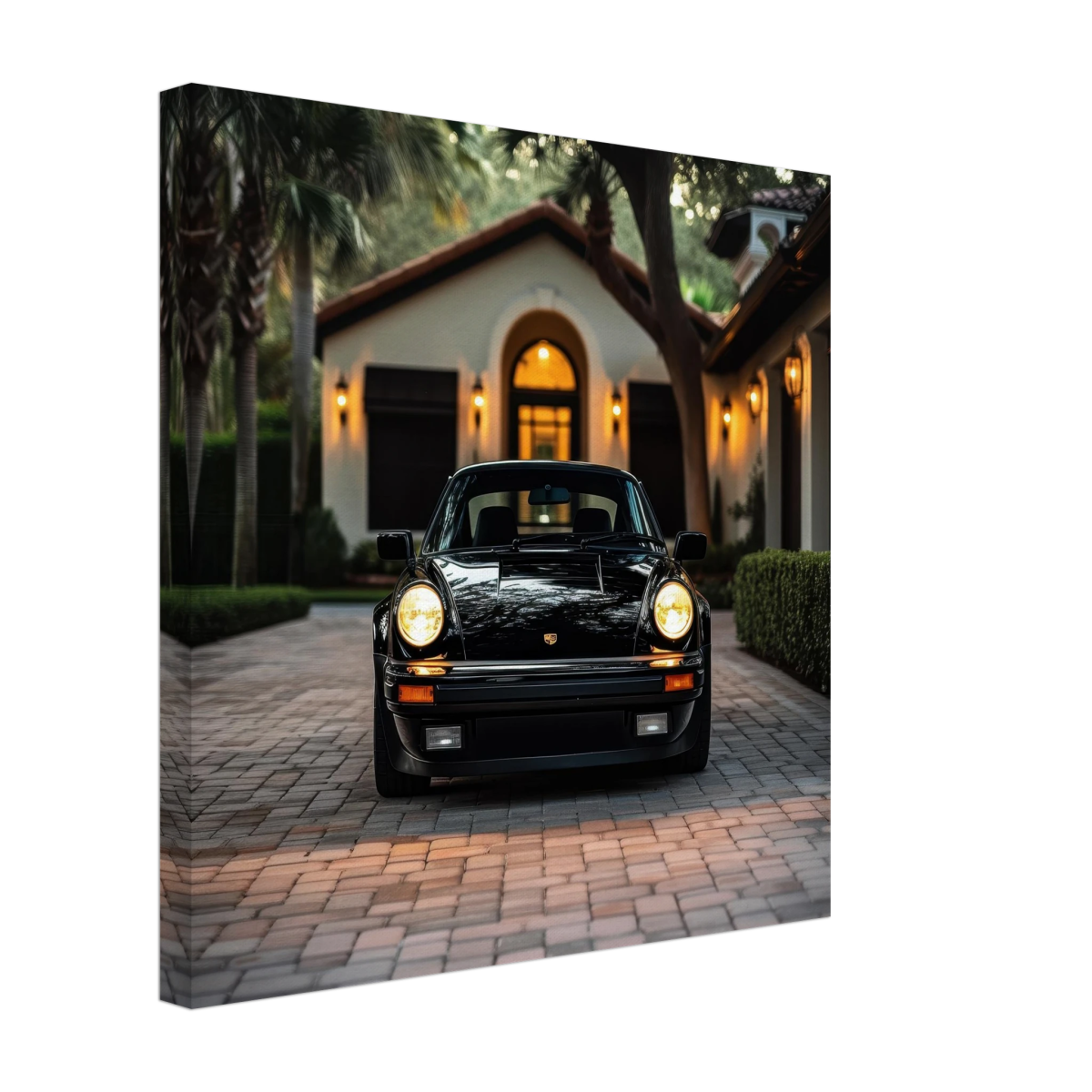 Timeless Elegance – The Classic Porsche Wall Art Print - Canvas - 40x40 cm / 16x16″ - 