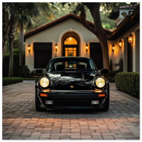 Timeless Elegance – The Classic Porsche Wall Art Print - Wood Prints - 50x50 cm / 20x20″ - 