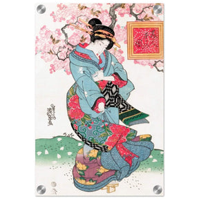 Timeless Kimono Beauty | Geisha - Inspired Fine Art | Japanese Heritage wall art print - Acrylic Print - 30x45 cm / 12x18″ - 