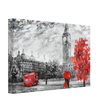 Timeless London | Red Accents in a Monochrome World | Wall Art Print - Acrylic Print - 30x45 cm / 12x18″ - 