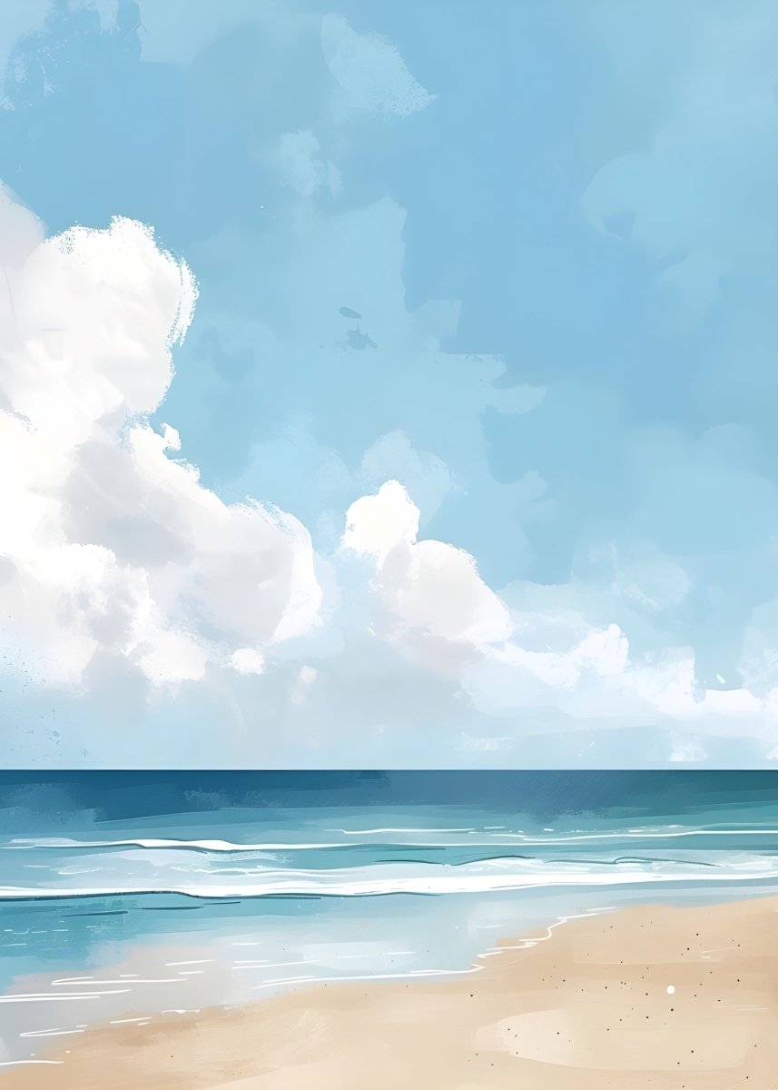 Timeless Shores Canvas Duo | Summer Vibes - Canvas - 30X45 CM / 12X18″ - 