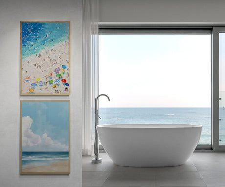 Timeless Shores Canvas Duo | Summer Vibes - Canvas - 30X45 CM / 12X18″ - 