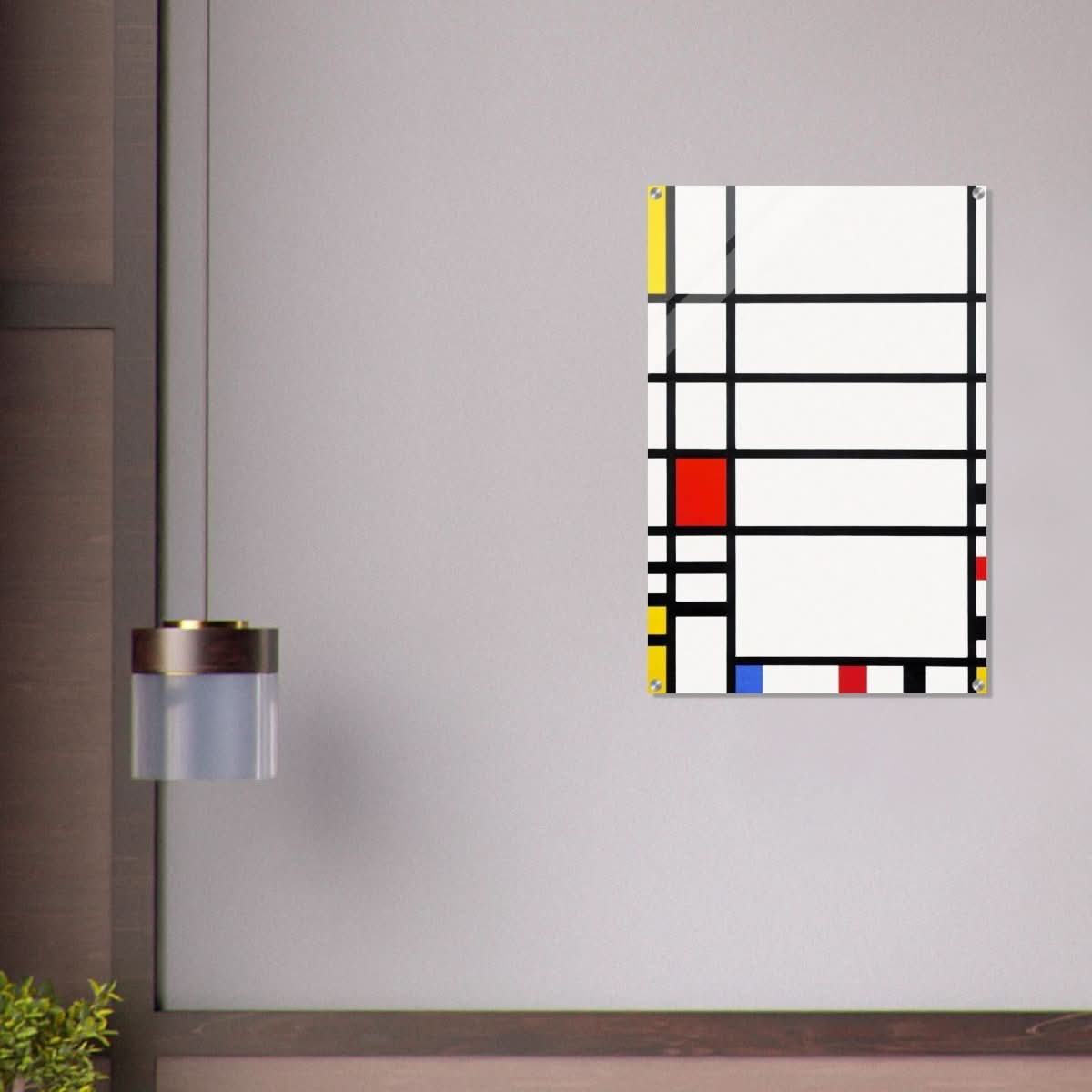 Trafalgar Square by Piet Mondrian Modern Art - Acrylic Print - 60x90 cm / 24x36″ - 