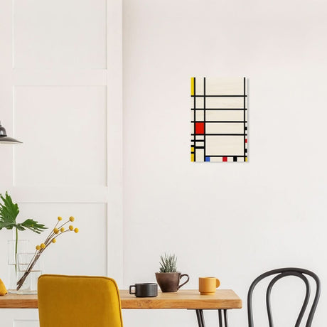 Trafalgar Square by Piet Mondrian Modern Art - Wood Prints - 30x45 cm / 12x18″ - 10 mm