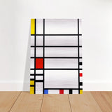 Trafalgar Square by Piet Mondrian Modern Art - Brushed Aluminum Print - 70x100 cm / 28x40″ - 
