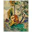 Tree and Rock by Alfred Henry Maurer | Wall Art Print - 40x50 cm / 16x20″ - Wood Prints - 