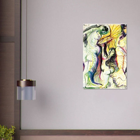 Trois nus à la toilette by Pablo Picasso 1981 - Acrylic Print - 60x90 cm / 24x36″ - 