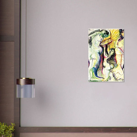 Trois nus à la toilette by Pablo Picasso 1981 - Acrylic Print - 50x75 cm / 20x30″ - 