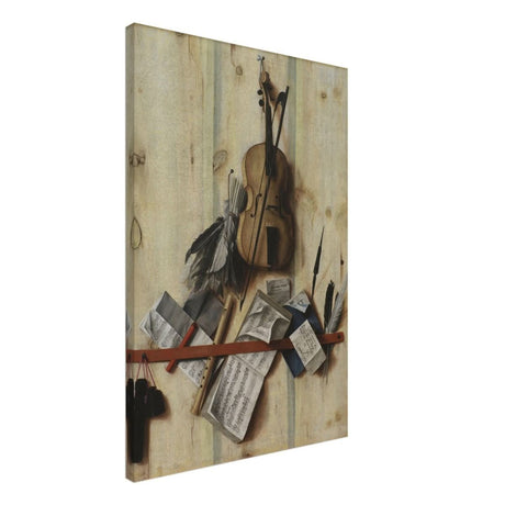 Trompe l'Oeil. by Cornelis Norbertus Gysbrechts | Vintage Wall art print - Canvas - 50x75 cm / 20x30″ - 