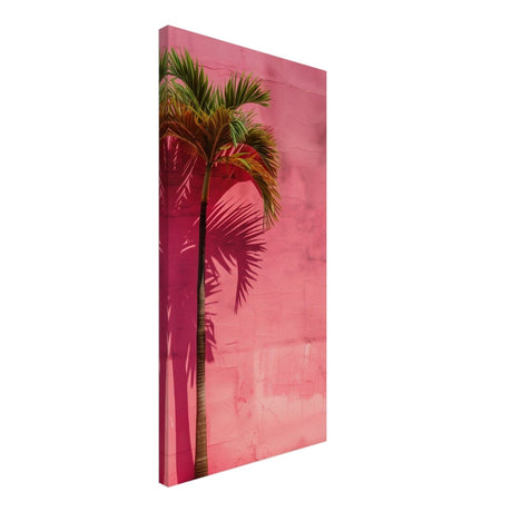 Tropical Blush – A Play of Light and Color | Contemporary Minimalist Tropical Wall art Canvas print - Slim - 30x60 cm / 12x24″ - 