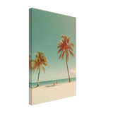 "Tropical Serenity" – A Coastal Escape | Palm Beach Wall art Print - 30x45 cm / 12x18″ - Canvas - 