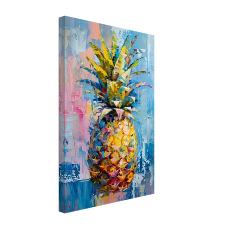 Tropical Vibes – Pineapple Burst | Abstract Expressionism - 30x45 cm / 12x18″ - Canvas - 